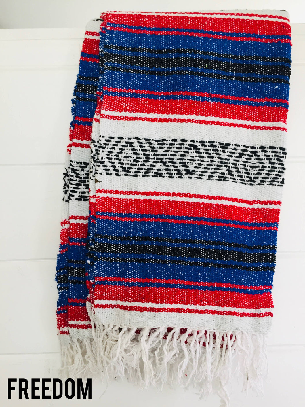 Freedom Throw Blanket - Mexican Blanket