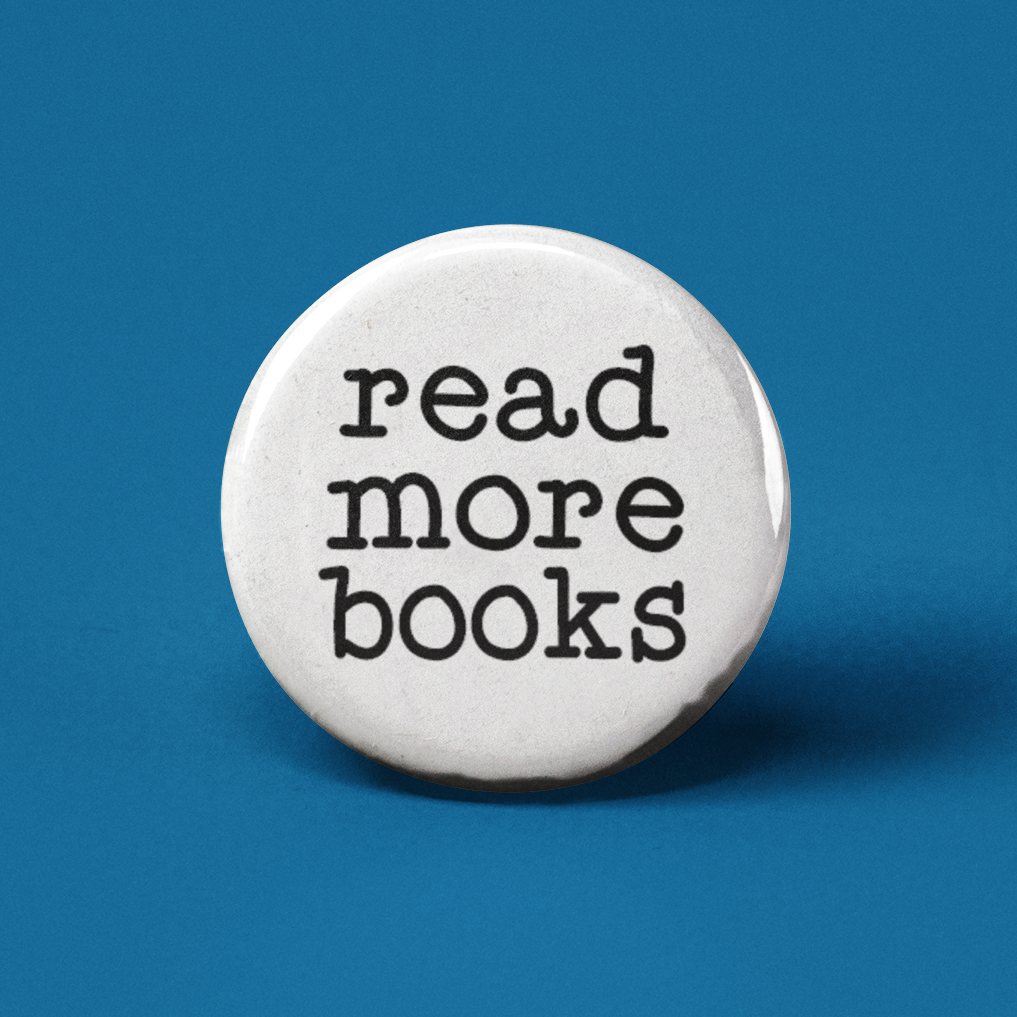 Read More Books Pinback Button